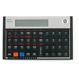 HP 12c Platinum Schwarz/Silber