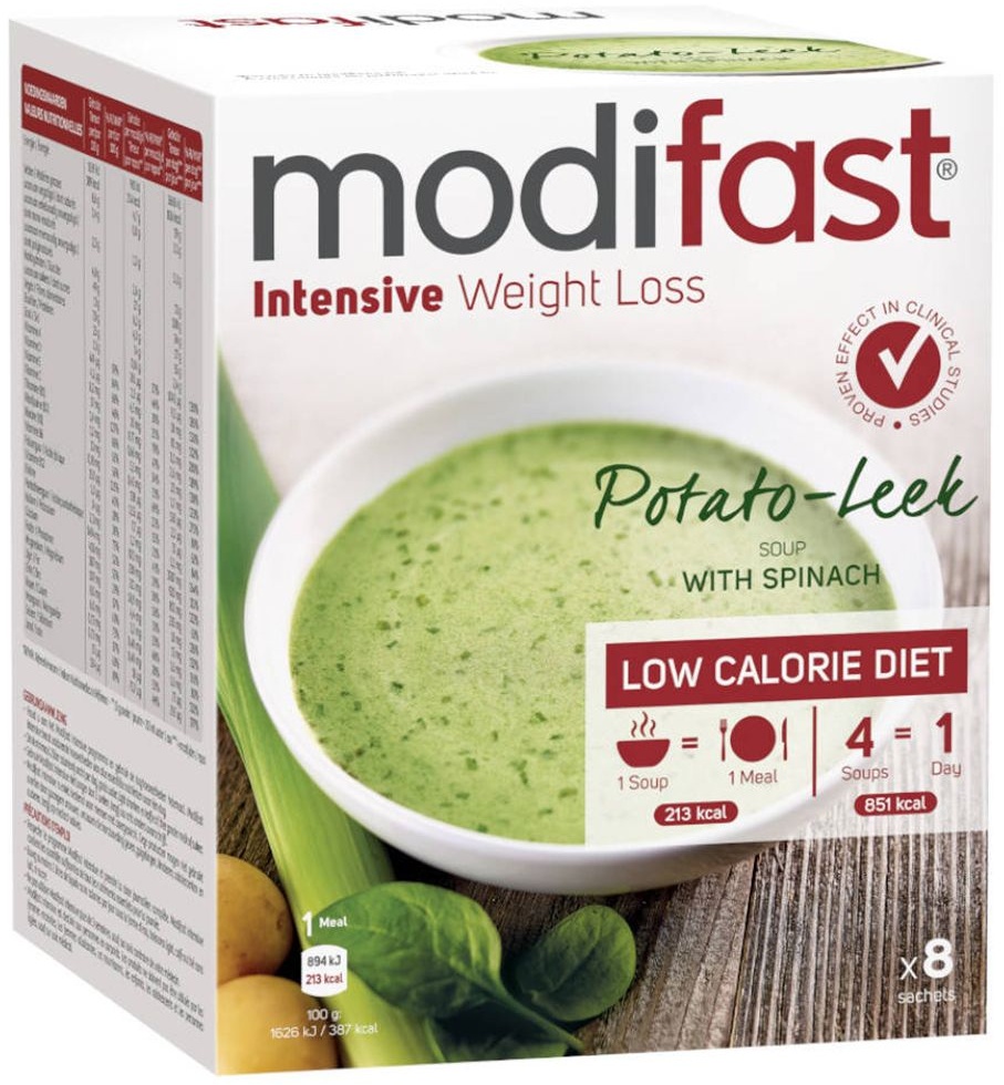 Modifast® Intensive Weight Loss Suppe Kartoffel -Lauch - Spinat