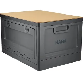 HABA CampBox 50 optimale und faltbare Aufbewahrungslösung anthrazitgrau