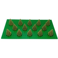 LEGO® Kleiner Baum Tanne Kiefer Fichte Olivgrün - 2435 NEU! Menge 25x