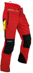 Pfanner® Forst- und Schnittschutzhose VENTILATION Typ C, rot 102078-40 , 1 Stück, Größe: L - kurz
