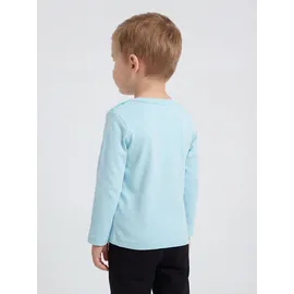 TupTam Baby Jungen Langarmshirt 5er Set, Farbe: Blau_Weiß_Beige, Größe: 50 - 50