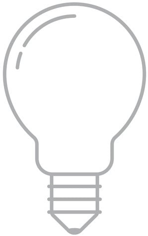 Faden-LED Tropfenlampe, E27, 4 Watt transparent, 7.8 cm