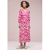 STREET ONE Maxikleid mit Allover Print Rosa 36