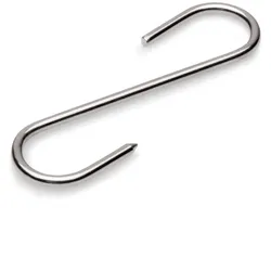 S-Haken - Fleischhaken - S-Haken - Lagerhaken 14cm - √∏5mm - Chromnickelstahl rostfrei
