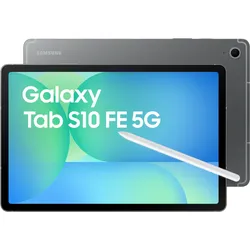 Samsung Galaxy Tab S10 FE 5G Gray+ Samsung SmartTag2 10,9" WQXGA+ Display / Octa-Cora / 12GB RAM / 256GB Speicher / Android / inkl. S-Pen/ +Samsung Sm