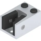 Helm Anschlagpuffer unten Glas 8-12,76 mm Aluminium silber