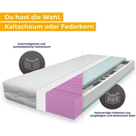 Beco Onyx Flex TFK - Größe: 140 x 200 cm, Härtegrad: Kaltschaum MEDIUM