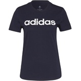 adidas Womens T-Shirt (Short Sleeve) W Lin T, Legend Ink/White, H07833, 2XS
