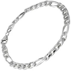 trendor Figaro Armband Silber 41444 Größe 21 cm