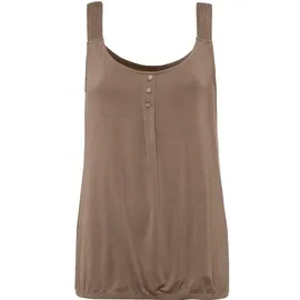 LASCANA Strandtop Damen taupe, schwarz Gr.32/34