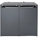 MCW Mülltonnenbox J81 142 x 117 x 98 cm gold