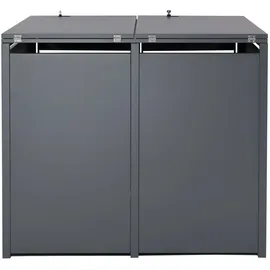 MCW Mülltonnenbox J81 142 x 117 x 98 cm gold