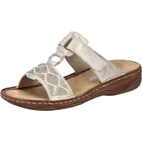 Rieker Damen, V2864 Pantolette, Beige, 36 EU