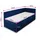 Sofnet Boxbett, Grau Textil, H3, Rechteckig, 100x200 cm, Schlafzimmer, Betten, Boxspringbetten