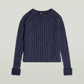 G-Star Washed Loose Knit Osaka Blue XS