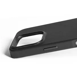Mujjo iPhone 16 Pro Leder Case MagSafe schwarz