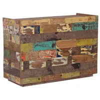 DESIGN DELIGHTS BARSCHRANK Club 138x91x60 (BxHxT), Massivholz | Holz