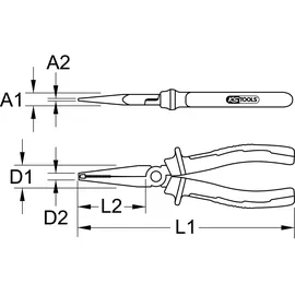 KS Tools Hutkappenzange 150.2023