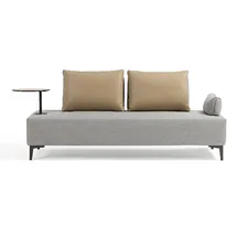 INKOSPOR Multifunktions-Sofa Lavacca Light Grey/Caramell