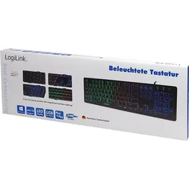 Logilink Beleuchtete Tastatur DE (ID0138)