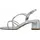 TAMARIS Da.-Sandalette für Damen, silber, 37