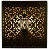 Marrakesch Orient & Mediterran Interior Orientalische Wandlampe Wandleuchte Wanddeko Yakin Gold Antik