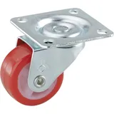 Dörner + Helmer Lenkrolle Polyurethan-Rad ø 30mm Transportrolle (Industrierolle) Tragkraft 20kg