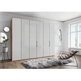 Wiemann Drehtürenschrank Monaco 295,2 x 216 x 58 cm Braun/Weiß