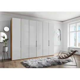 Wiemann Drehtürenschrank Monaco 295,2 x 216 x 58 cm Braun/Weiß