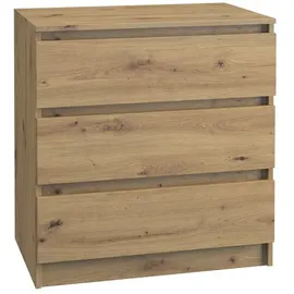 pressiode Kommode 70 x 78 x 78 cm Braun
