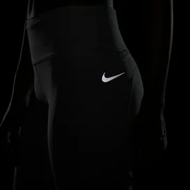 Nike Epic Fast Women's Mid-Rise Pocket Running Leggings 084 smoke grey/htr/reflective silv L