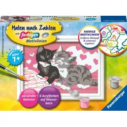 Ravensburger  CreArt 28467 - Kuschelkatzen - Malen nach Zahlen für Kinder ab 7 J...