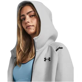 Under Armour Unstoppable Fleece Kapuzenjacke Damen 011 mod gray/black XL