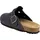 Supersoft Classic Clogs Lederdecksohle, Korkfußbett, Schnutzabweisend - Navy)