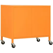 vidaXL Lagerschrank Aktenschrank 60x35x56 cm orange