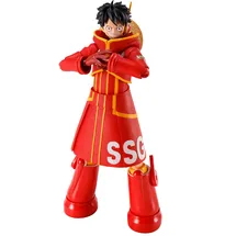 Tamashii Nations One Piece S.H.Figuarts Actionfigur Monkey D. Luffy Future Island Egghead 15 cm - Rot/Mehrfarbig