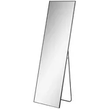 Homcom Standspiegel, freistehender Ganzkörperspiegel, Ankleidespiegel mit Ständer Aluminiumrahmen für Schlafzimmer, Flur, Alu, 50 X 161,5 cm, Spiegel, Standspiegel