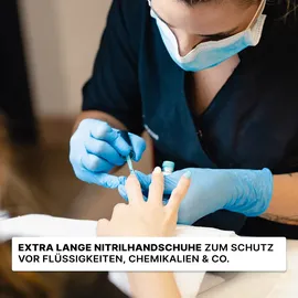 ARNOWA GmbH ARNOMED Nitril BLUE LONG - Größe S