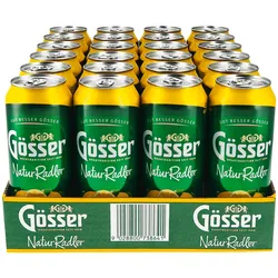 Gösser Natur Radler 2,0 % vol 0,5 Liter Dose, 24er Pack