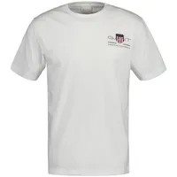 GANT Reg Archive Shield Emb Kurzarm-T-Shirt White M