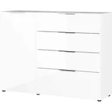 Germania Sideboard Oakland 134 x 102 x 42 cm Weiß