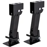 KATSU 2 Stück RV Anhänger Stabilisator Wagenheber 11-1/2" bis 18", Kapazität 1000 lbs, Zusammenklappbarer Teleskop-Wagenheber für Anhänger und Wohnmobil