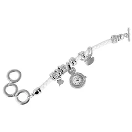 Donna Kelly Herzanhänger Edelstahl 36 mm Quartz
