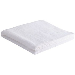 Sansibar Sylt Duschtuch Sansibar Sylt Badetuch Saunatuch Frottier-Serie „Classic“, mit hochwertiger Sansibar Säbel-Stickerei weiß