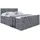 altdecor Boxspringbett MILTIO-Z KING - 160x200 - H3/H4 - Dunkelgrau