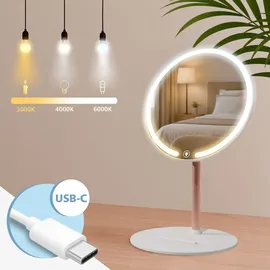 CLP Schminkspiegel Streep weiß