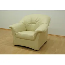 DOMO collection Sessel Papenburg Kunstleder 99 x 84 x 82 cm Beige