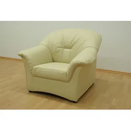 DOMO collection Sessel Papenburg Kunstleder 99 x 84 x 82 cm Beige