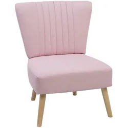 Sessel VAASA Stoff Rosa